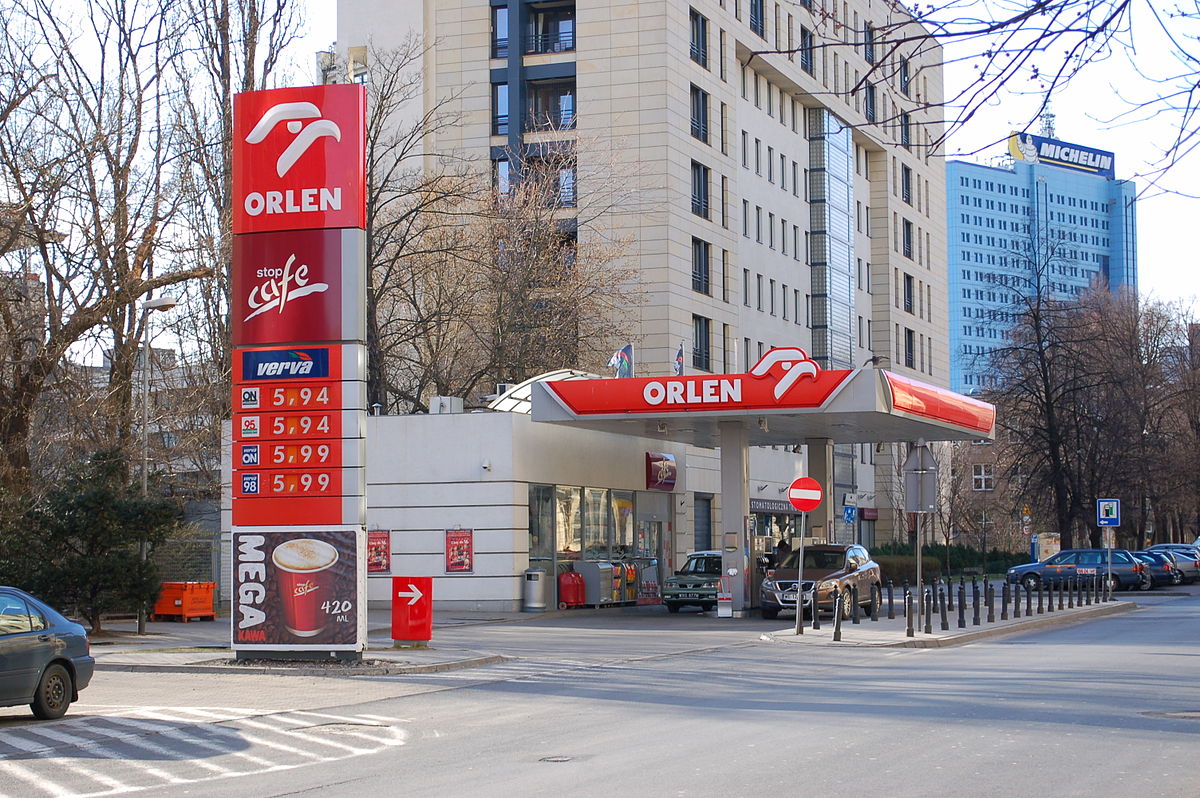 Orlen station in Poland